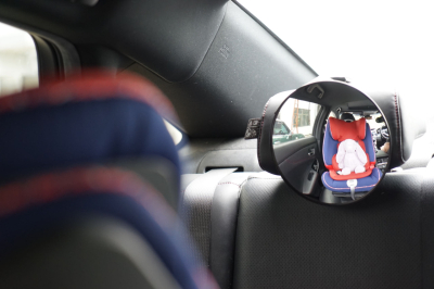 ESP011 ESPEJO TRASERO BEBES UNIVERSAL REDONDO DIAMETRO 17 CM