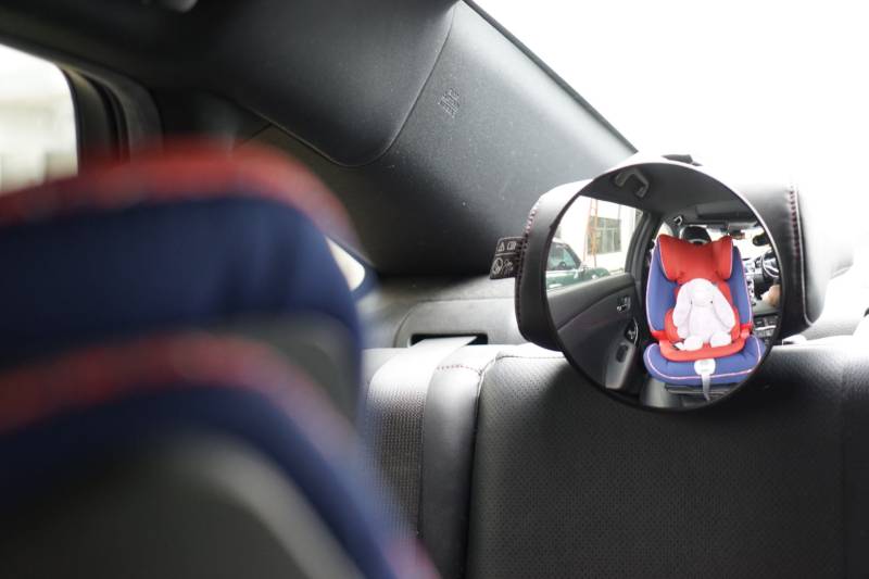 ESP011 ESPEJO TRASERO BEBES UNIVERSAL REDONDO DIAMETRO 17 CM