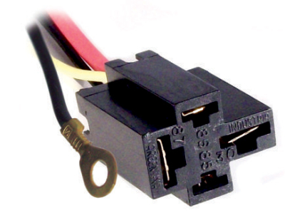 E_1048 Ficha 4 Vías mini-relay 70 ampers sin terminal ojal para masa