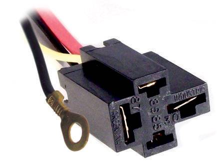 E_1048 Ficha 4 Vías mini-relay 70 ampers sin terminal ojal para masa
