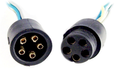 1115 FICHA UNIVERSAL 5 VIAS ACOPLADO DE GOMA
