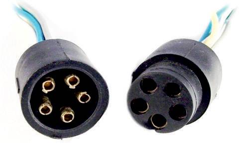 1115 FICHA UNIVERSAL 5 VIAS ACOPLADO DE GOMA