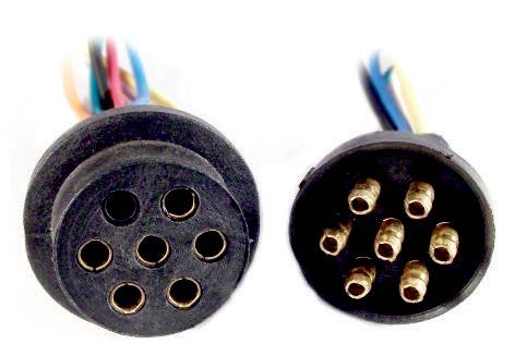 1122 FICHA UNIVERSAL 7 VIAS ACOPLADO NYLON