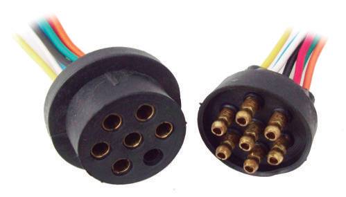 1123 FICHA UNIVERSAL 7 VIAS ACOPLADO NYLON REFORZADA