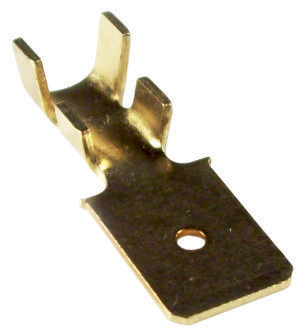 11614 Terminal pala macho de 9,5 mm. sin traba