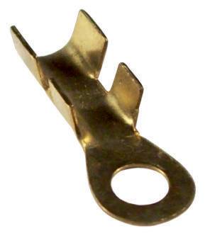 11619 Terminal ojal de bronce agujero 4,5 mm. Cable hasta 2,5 mm.
