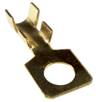 11626 Terminal ojal de bronce agujero 8 mm. Cable hasta 6 mm.
