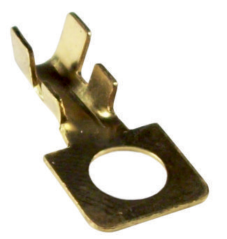 11632 Terminal ojal tipo Fiat agujero 6 mm. Cable hasta 2,5 mm.
