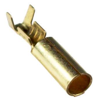 11636 Terminal tubo hembra para macho de 4 mm.