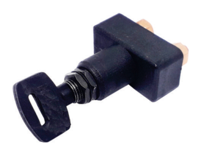 11755 Interruptor de corriente sobre tablero con llave