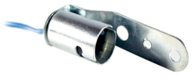 1216 PORTALAMPARA UNIVERSAL 1 POLO CON SOPORTE CURVO