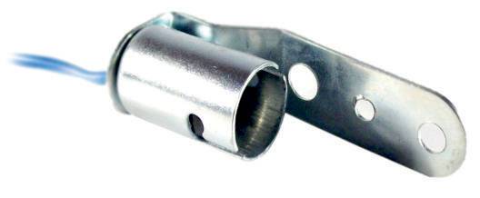 1216 PORTALAMPARA UNIVERSAL 1 POLO CON SOPORTE CURVO