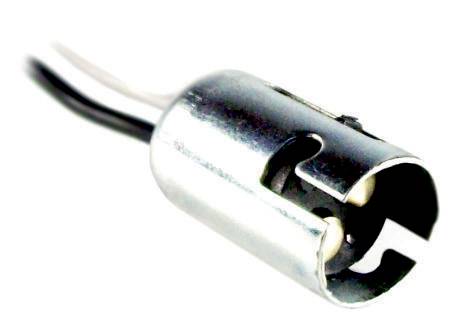 1245 PORTALAMPARA UNIVERSAL 2 POLOS SIN SOPORTE