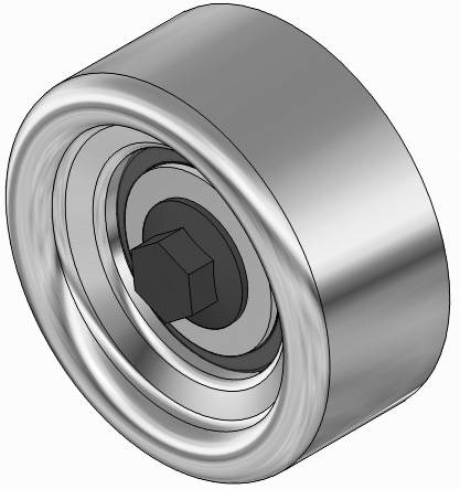 12825 Polea correa de alternador con bulón Ducato 2.8/ Escort/ Corsa/ Astra/ Frontier/ Xterra