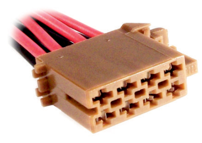 1443 FICHA UNIVERSAL IMPORTADA 8V UNIVERSAL STEREO MARRON
