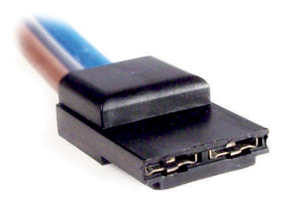 1481 FICHA UNIVERSAL IMPORTADA 2V MACHO NEGRO LLAVE CONTACTO