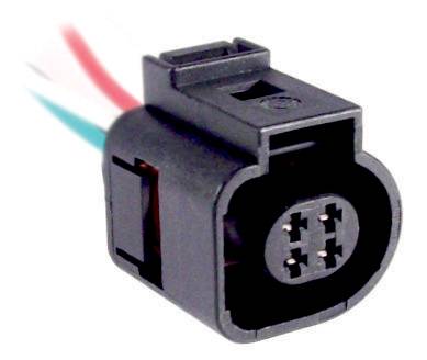 1643 FICHA 4 VIAS SENSOR TEMPERATURA VW GOL / FOX