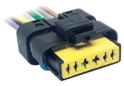 1650 FICHA 6 VIAS SENSOR MARIPOSA PEUGEOT 206-207