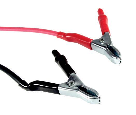 2051 Pinza de 25 ampers de 2,00 mts. Cable de 10 mm.