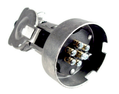 3170 Enchufe acoplado 7 contactos (Metalico) Base 68 mm (Bosch)