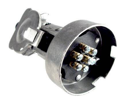 3170 Enchufe acoplado 7 contactos (Metalico) Base 68 mm (Bosch)