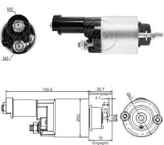 9705 Solenoide Honda CRV/ Civic