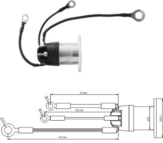 0291 Solenoide Scania P y R 24v.