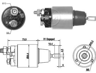 5671 Solenoide Mercedes Benz 1317/ 1517/ 371/ 1115/ 1315/ 1721/ 1318/ 1621/ 1623 24v.