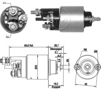 2708 Solenoide Mercedes Benz Sprinter 12v.