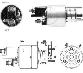 3397 Solenoide Mercedes Benz Sprinter 12v.