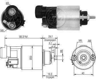 6708 Solenoide Honda Fit/ City 12v.