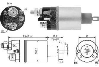1486 Solenoide Hino FD3H/ Valtra 12v.