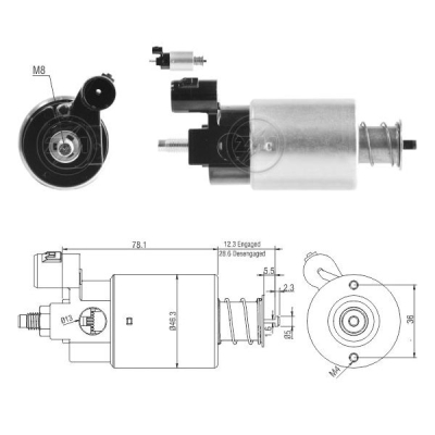 4665 Solenoide Dodge Ram 1500 V6 3.6L/ Wrangler