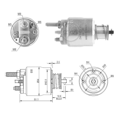 1494 Solenoide BMW Serie 1 2.0 D/ Serie 3 2.0 D/ TD/ Serie 5 3.0 D/ xDrive 12v.