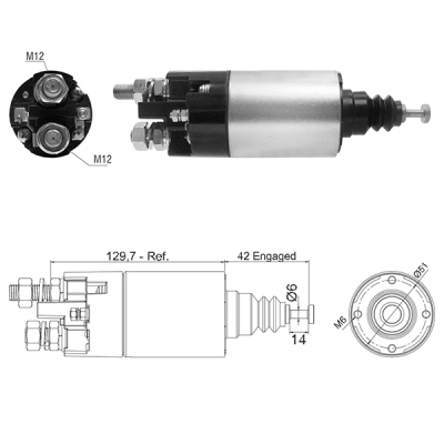 1842 Solenoide 39MT Mitsubishi