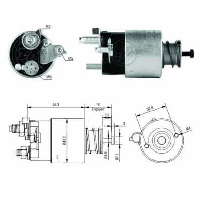 7391 Solenoide Nissan March/ Note