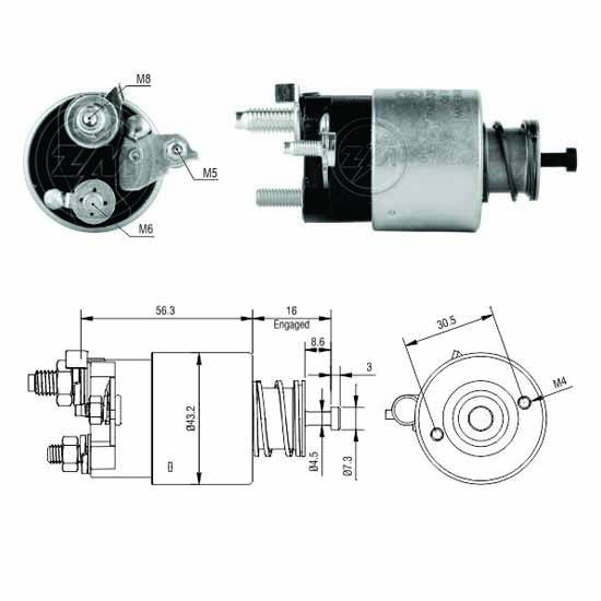 7391 Solenoide Nissan March/ Note