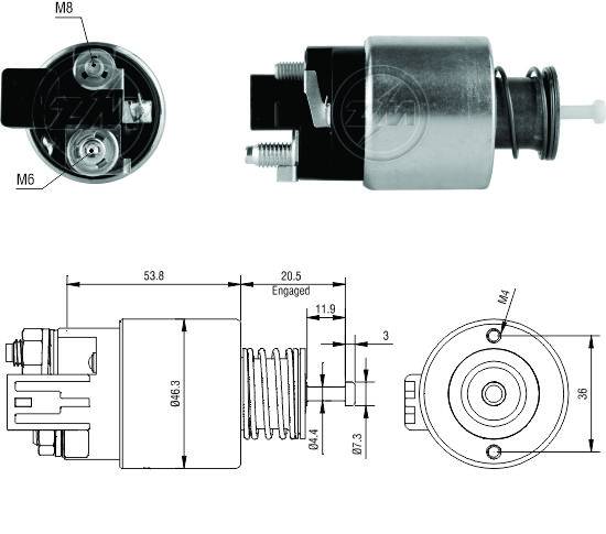 2261 Solenoide Hyundai Elantra 1.8/ KIA Cerato 2.0/ Forte 2.0