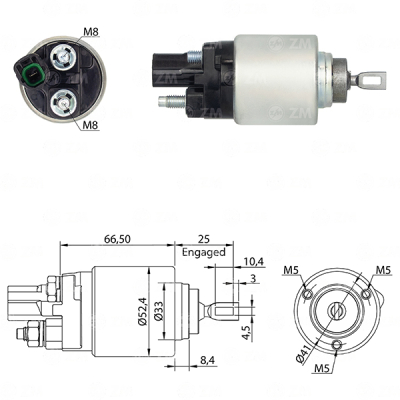 6382 Solenoide Toyota Corolla 1.8 16V/ RAV 4