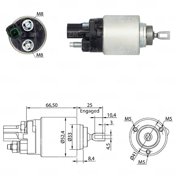 6382 Solenoide Toyota Corolla 1.8 16V/ RAV 4