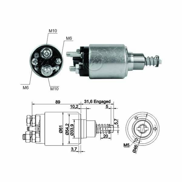 2732 Solenoide Iveco Eurocargo 100 E 18 Tector