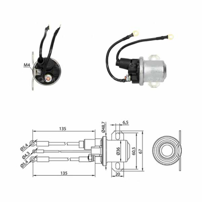 4428 Solenoide Scania P/R/T Series