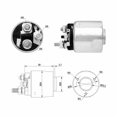 6495 Solenoide Honda Accord 1.6/ 1.8/ 2.0/ 2.3