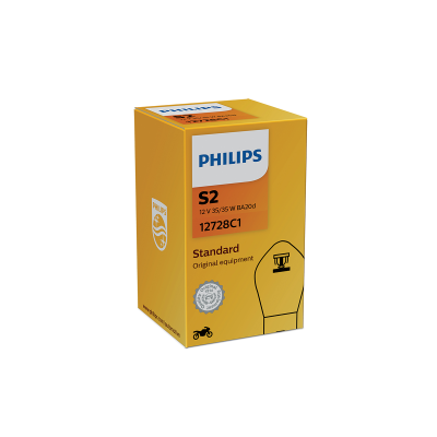 12728 LAMPARA MOTO S2 12728 12V 35/35W BA20D                           C1