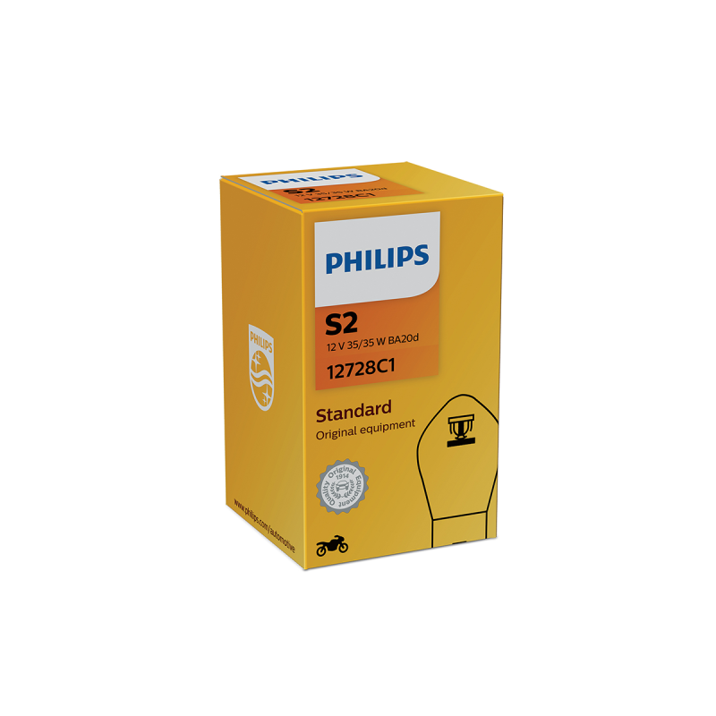 12728 LAMPARA MOTO S2 12728 12V 35/35W BA20D                           C1