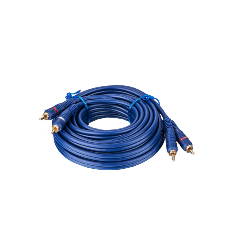 RCA003-5M FICHAS DE AUDIO CABLEADO RCA PARA POTENCIAS 10X0.10+30X0.10 OD:6+6 2.LARGO 5M