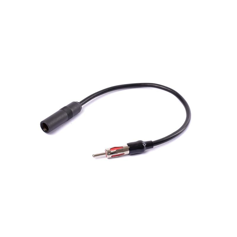 SKAA-13-03 FICHAS DE AUDIO PIN ADAPTADOR DE ANTENA CON CABLE EXTENSOR. CONEXIÓN DIN MACHO A HEMBRA. LARGO 30CM