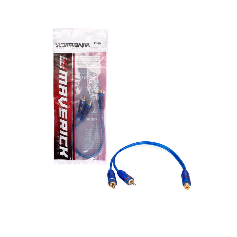 TY-2M FICHAS DE AUDIO DIVISOR RCA HEMBRA A 2 RCA MACHOS. CLASICO DIVISOR PARA INSTALAR CANALES DE POTENCIAS.