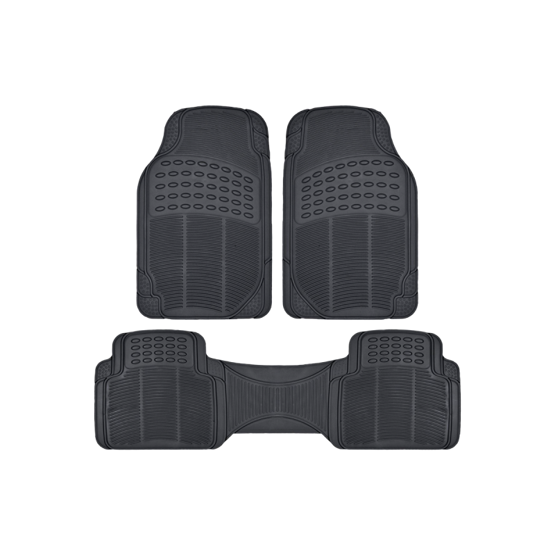 AL004 ALFOMBRA ALFOMBRA PVC 3 PIEZAS NEGRO 7243 / 43137