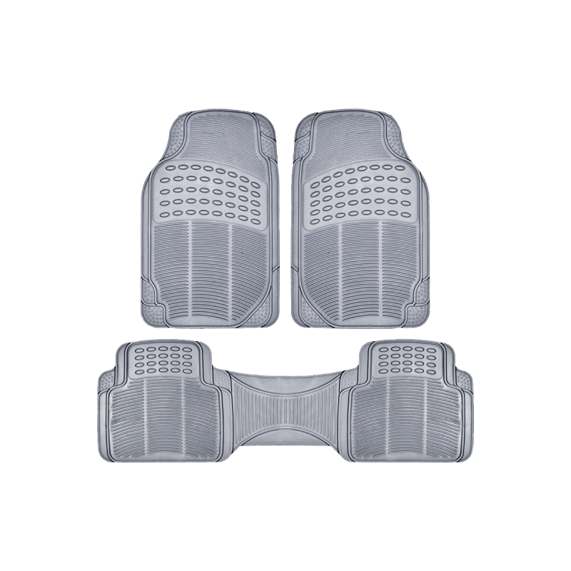 AL005 ALFOMBRA ALFOMBRA PVC 3 PIEZAS GRIS 7243 / 43137 CANTIDAD POR CAJA 5